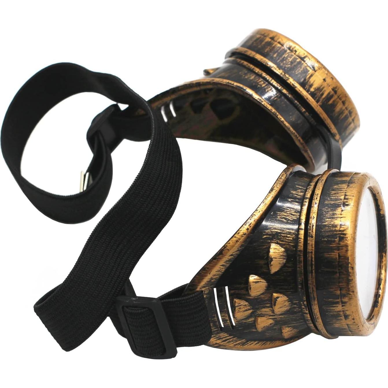 Gafas Steampunk Vintage WEICHUAN con Lentes Intercambiables