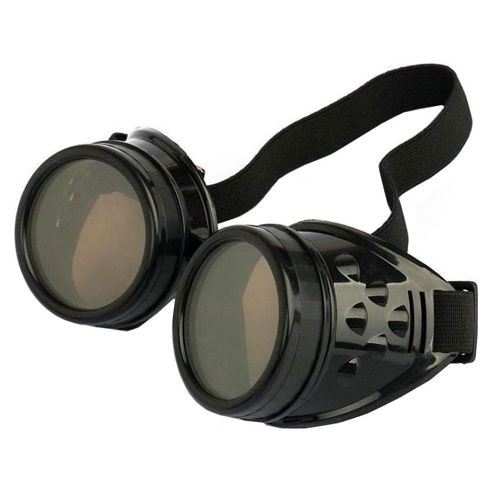Gafas Steampunk WEICHUAN Vintage Unisex con Lentes