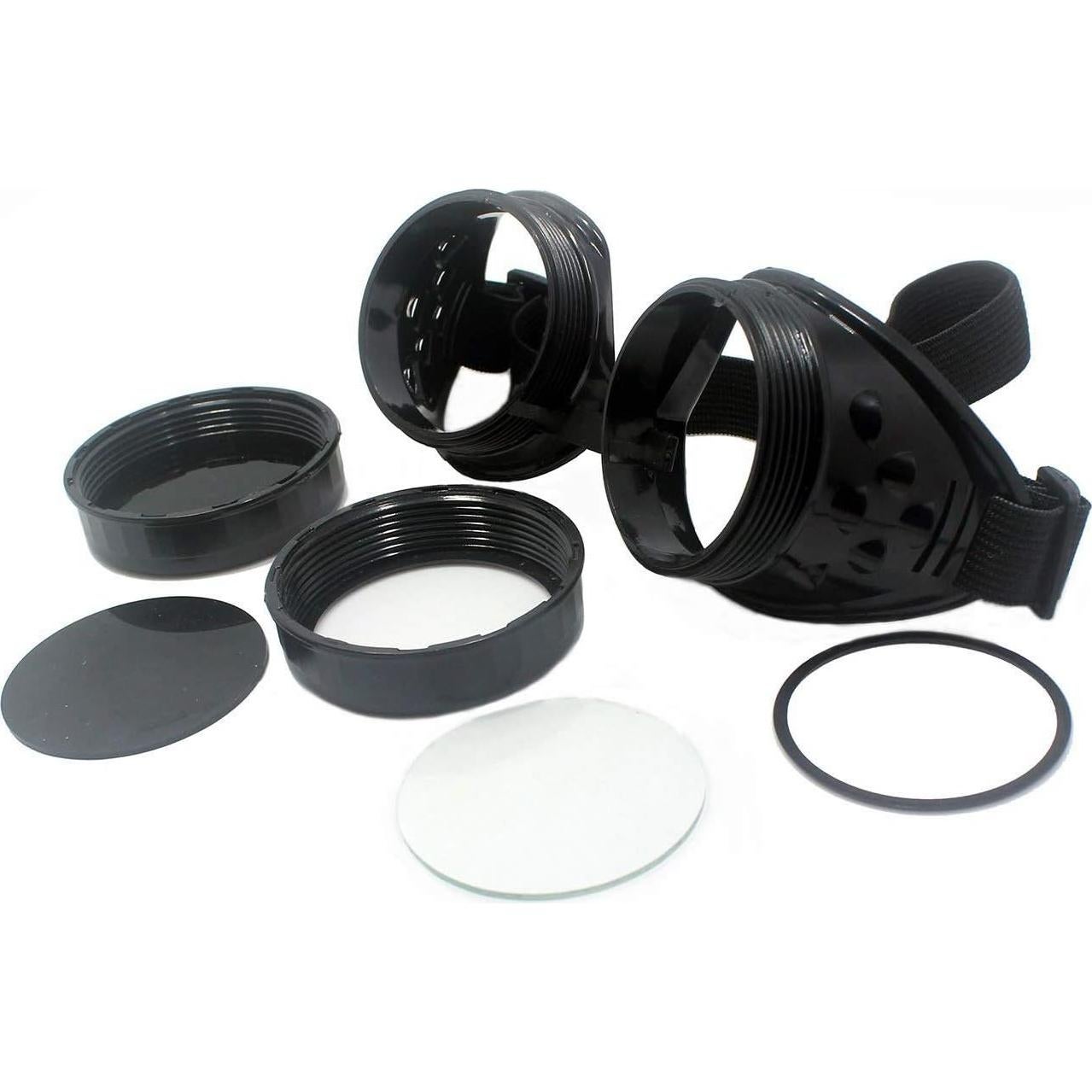 Gafas Steampunk WEICHUAN Vintage Unisex con Lentes