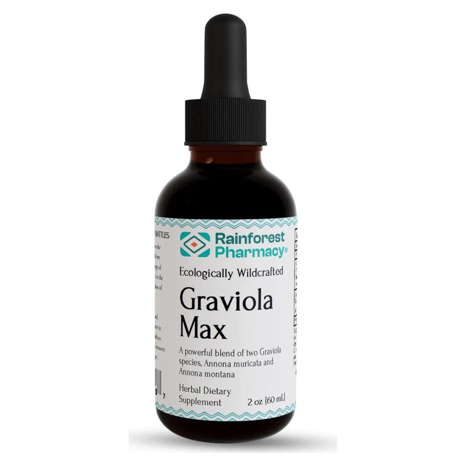 Extracto Líquido Graviola Max Rainforest Pharmacy 60ml - Bienestar Celular