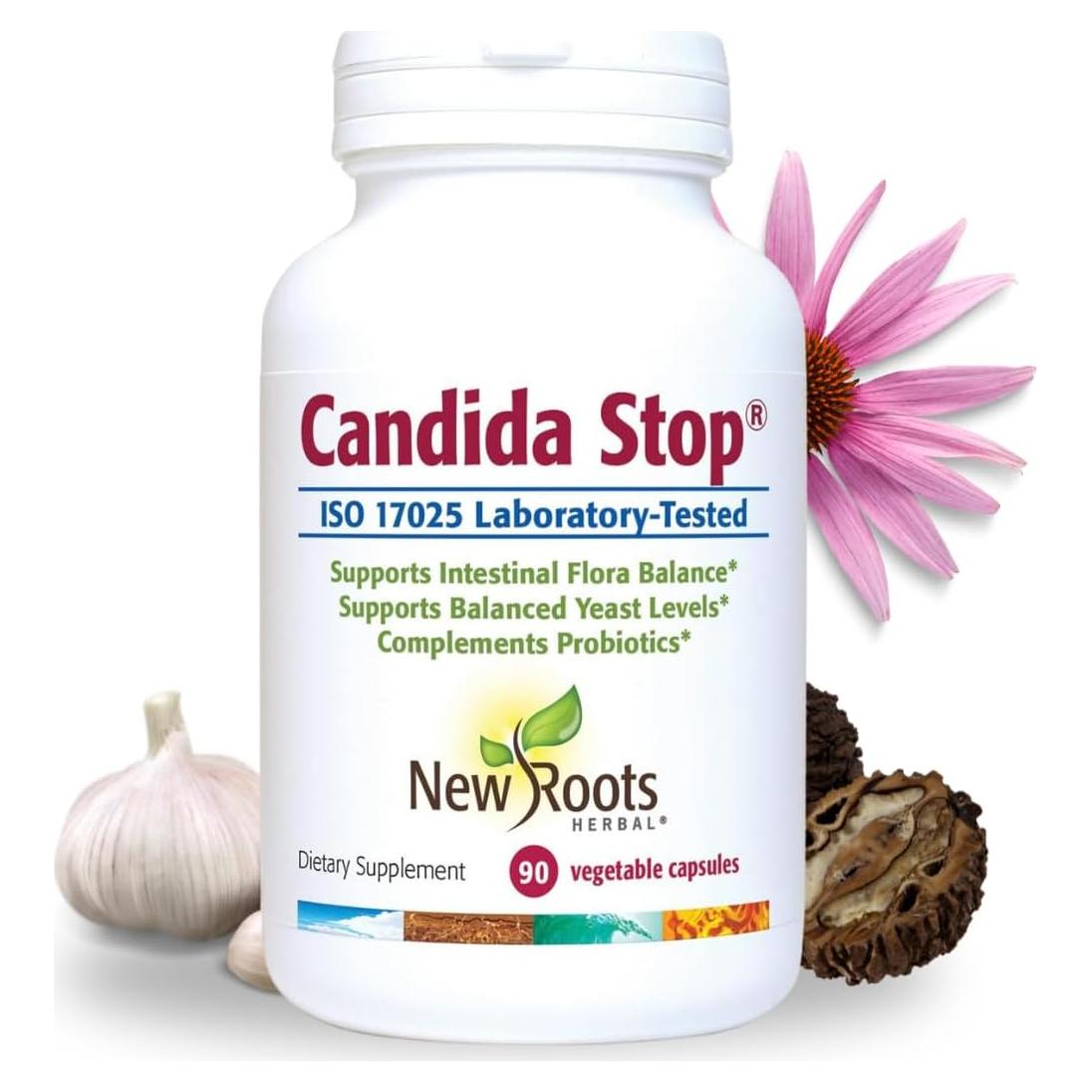 Suplemento Detox de Cándida New Roots Herbal 90 Cápsulas