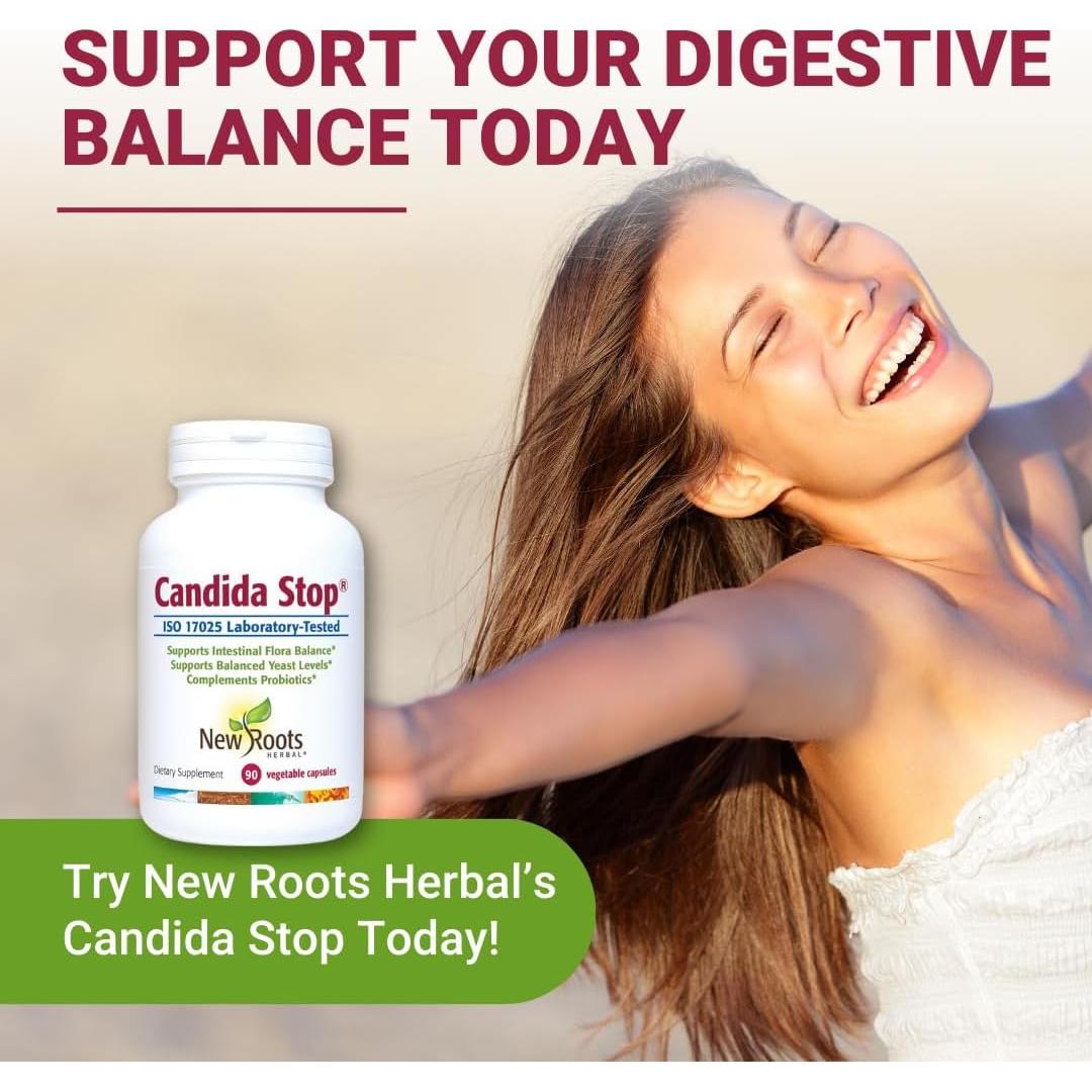 Suplemento Detox de Cándida New Roots Herbal 90 Cápsulas