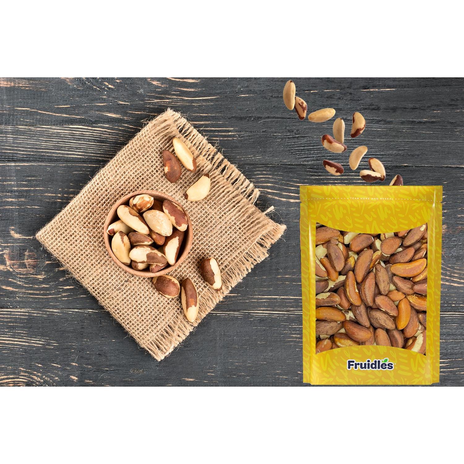 Nueces de Brasil Crudas Fruidles 0.91 kg Sin OGM Sin Gluten