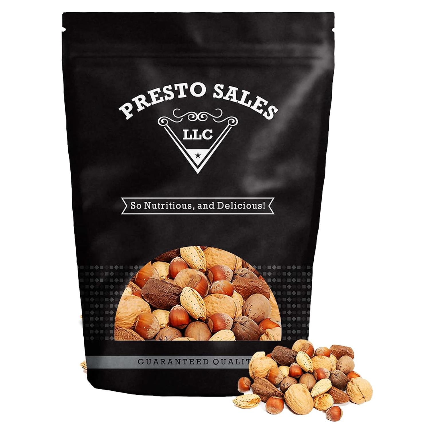 Mezcla de Nueces Crudas en Cáscara Presto Sales 453g