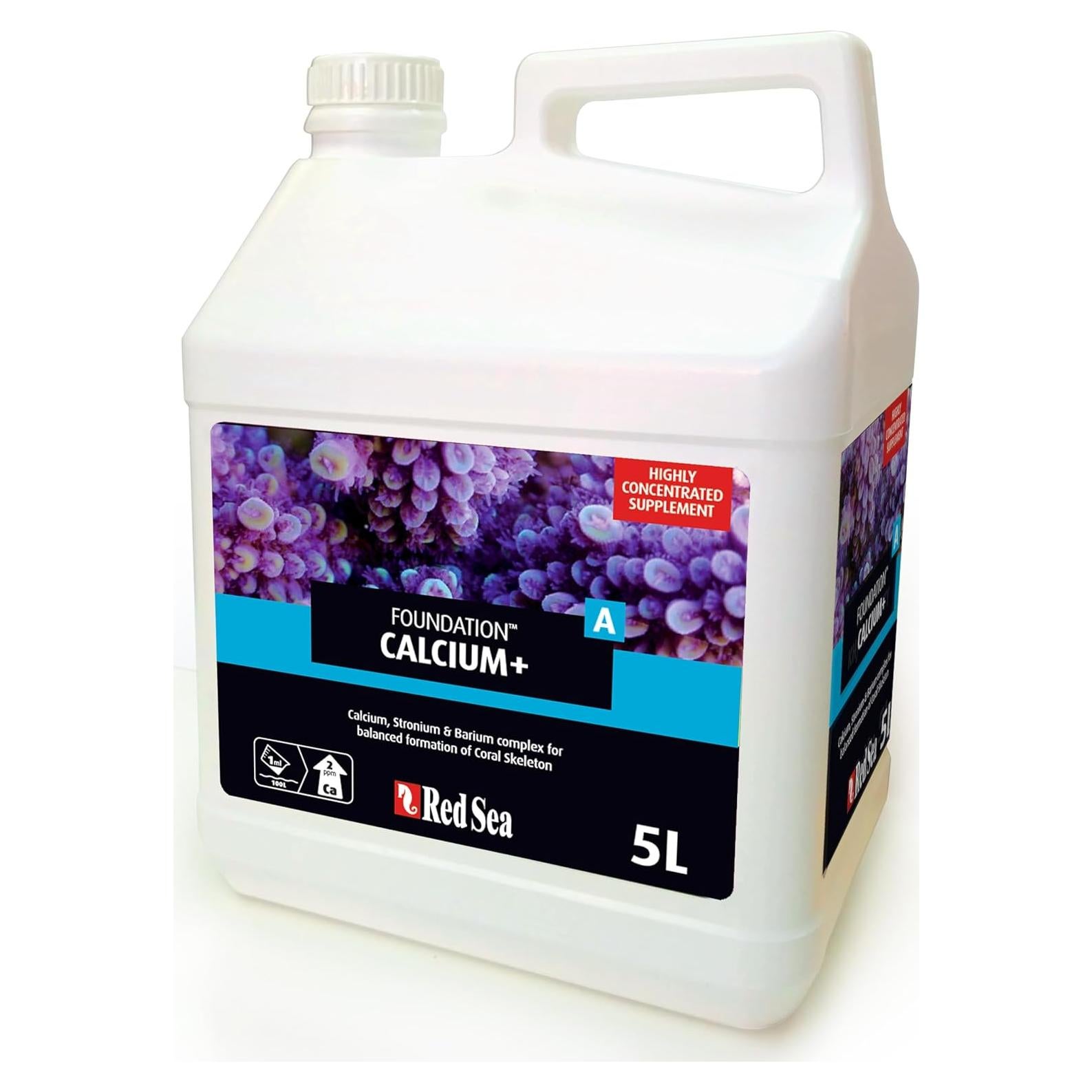 Suplemento Red Sea Foundation A 5L - Aditivo Calcio y Estroncio