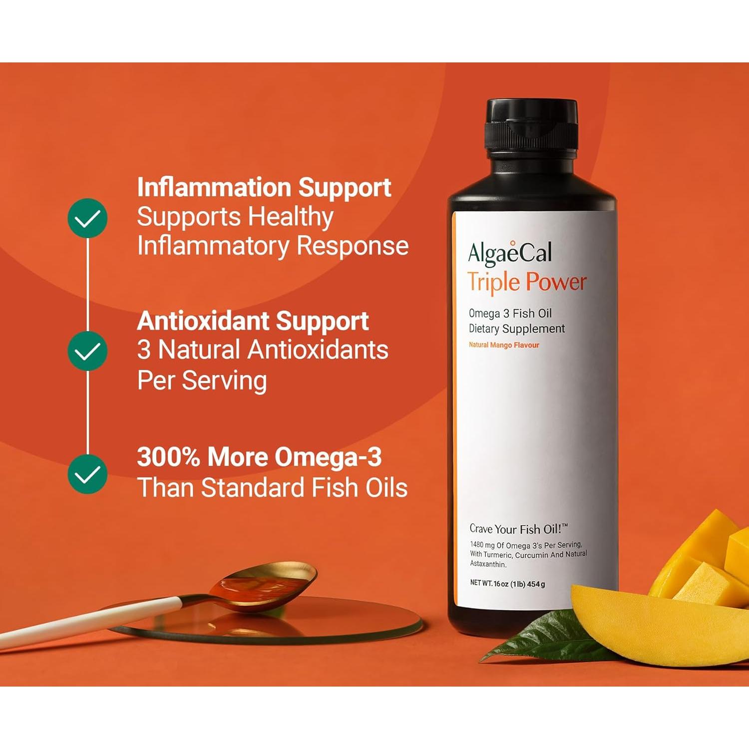 Paquete Constructor de Huesos AlgaeCal con Omega 3 y Libro