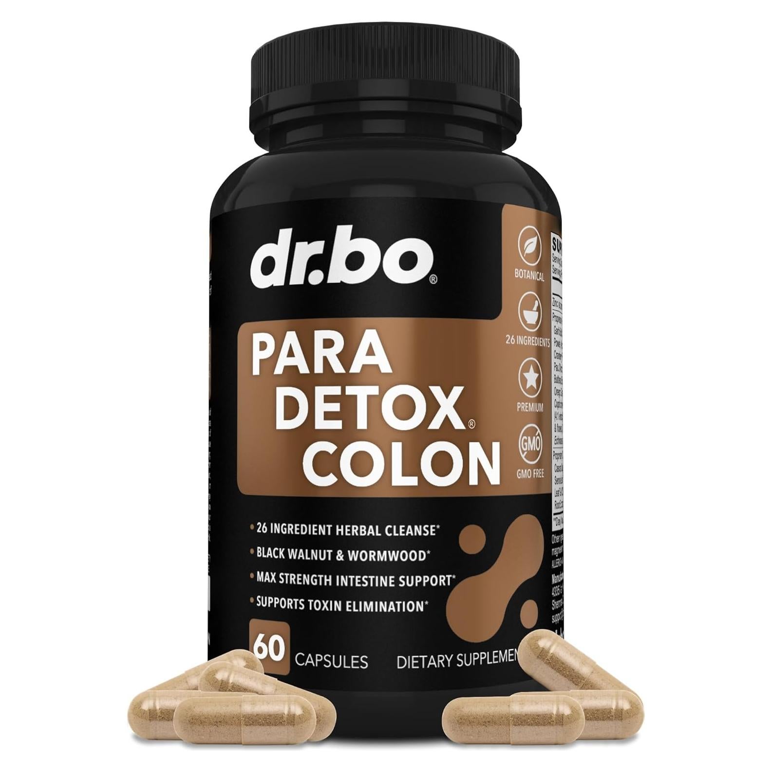 Píldoras Detox de Limpieza Intestinal DR. BO - 85g