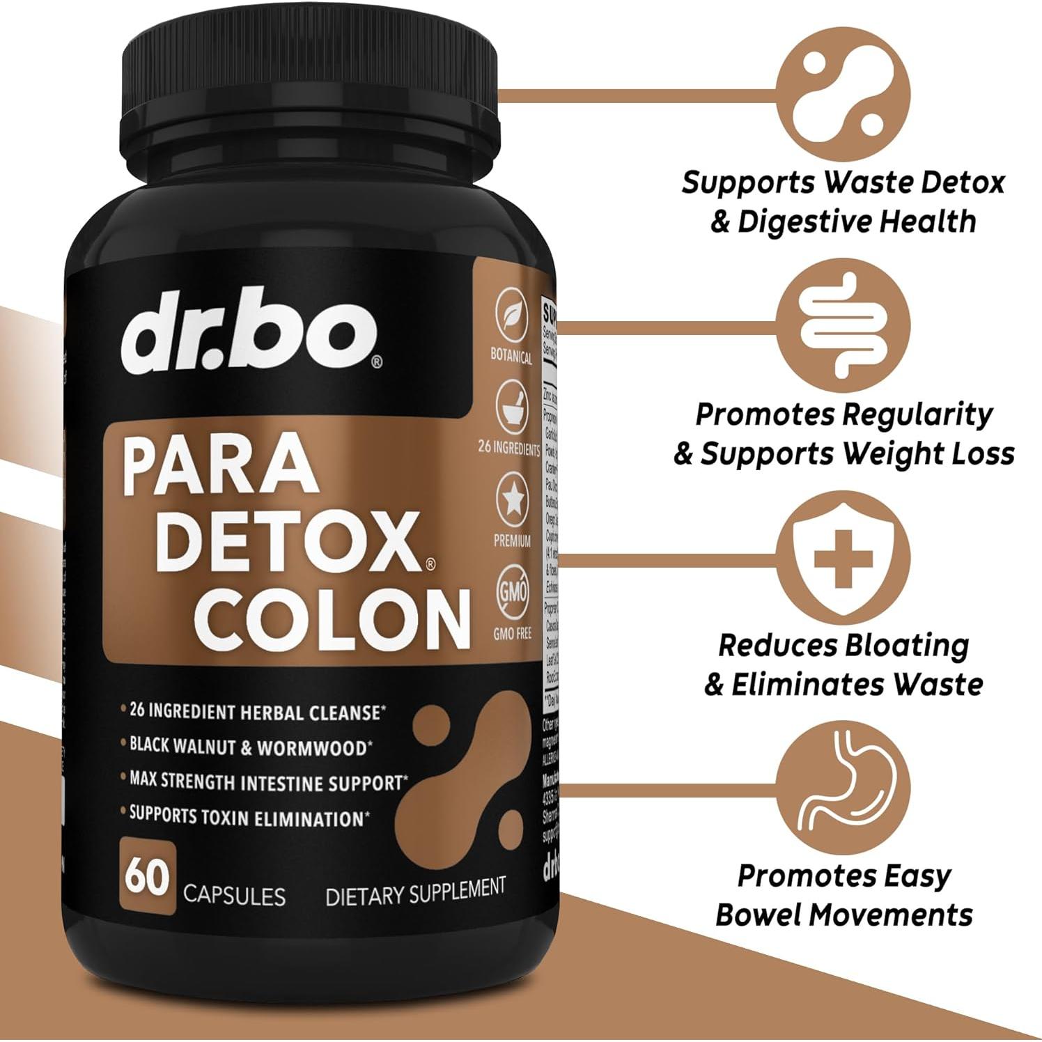Píldoras Detox de Limpieza Intestinal DR. BO - 85g
