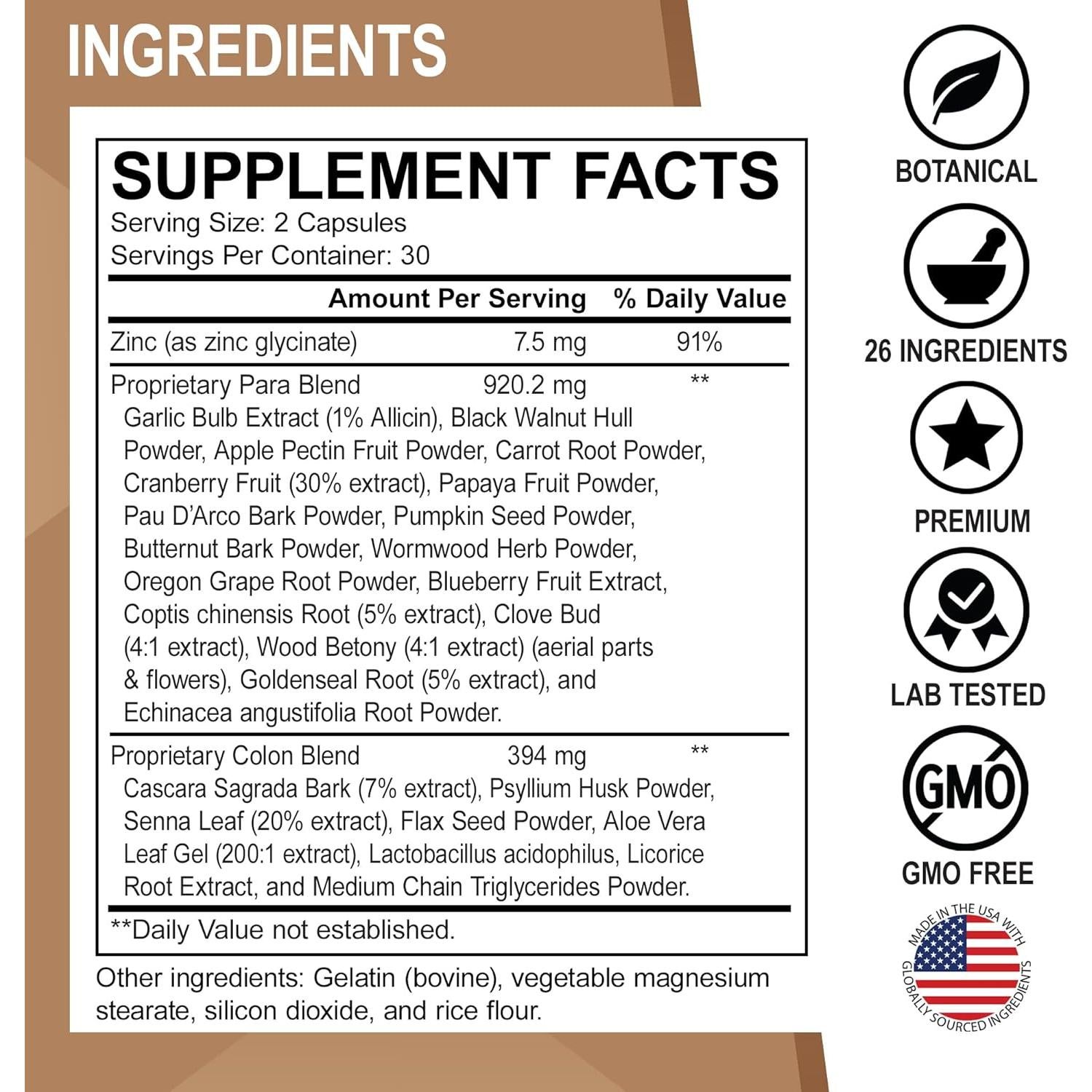 Píldoras Detox de Limpieza Intestinal DR. BO - 85g