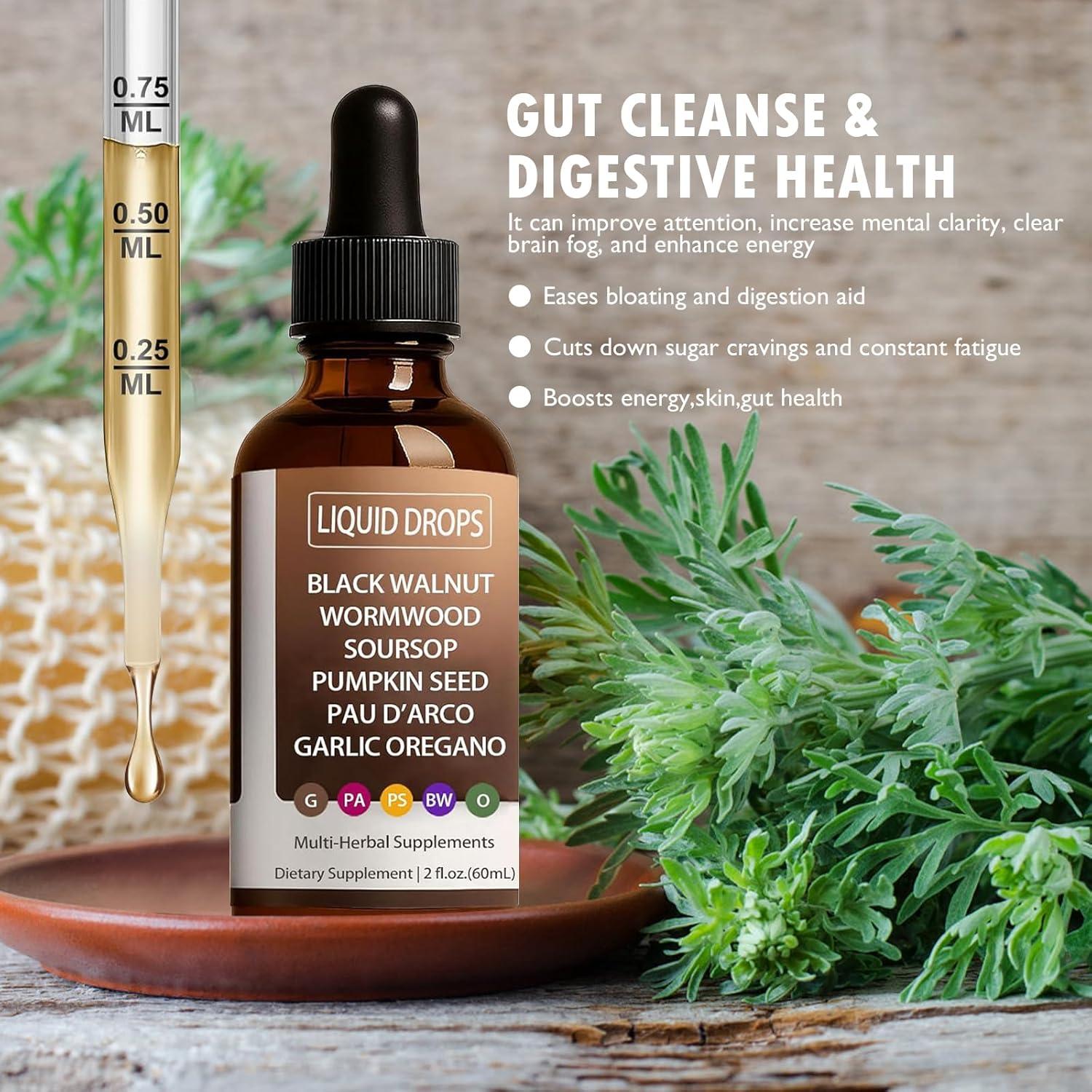 Limpieza Intestinal Nutralis 59 mL - Gotas de Ajenjo y Nueces Negras