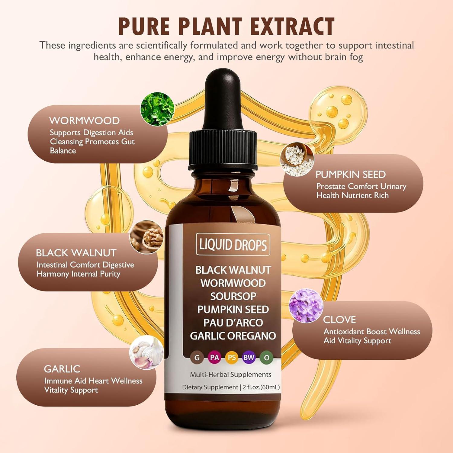 Limpieza Intestinal Nutralis 59 mL - Gotas de Ajenjo y Nueces Negras