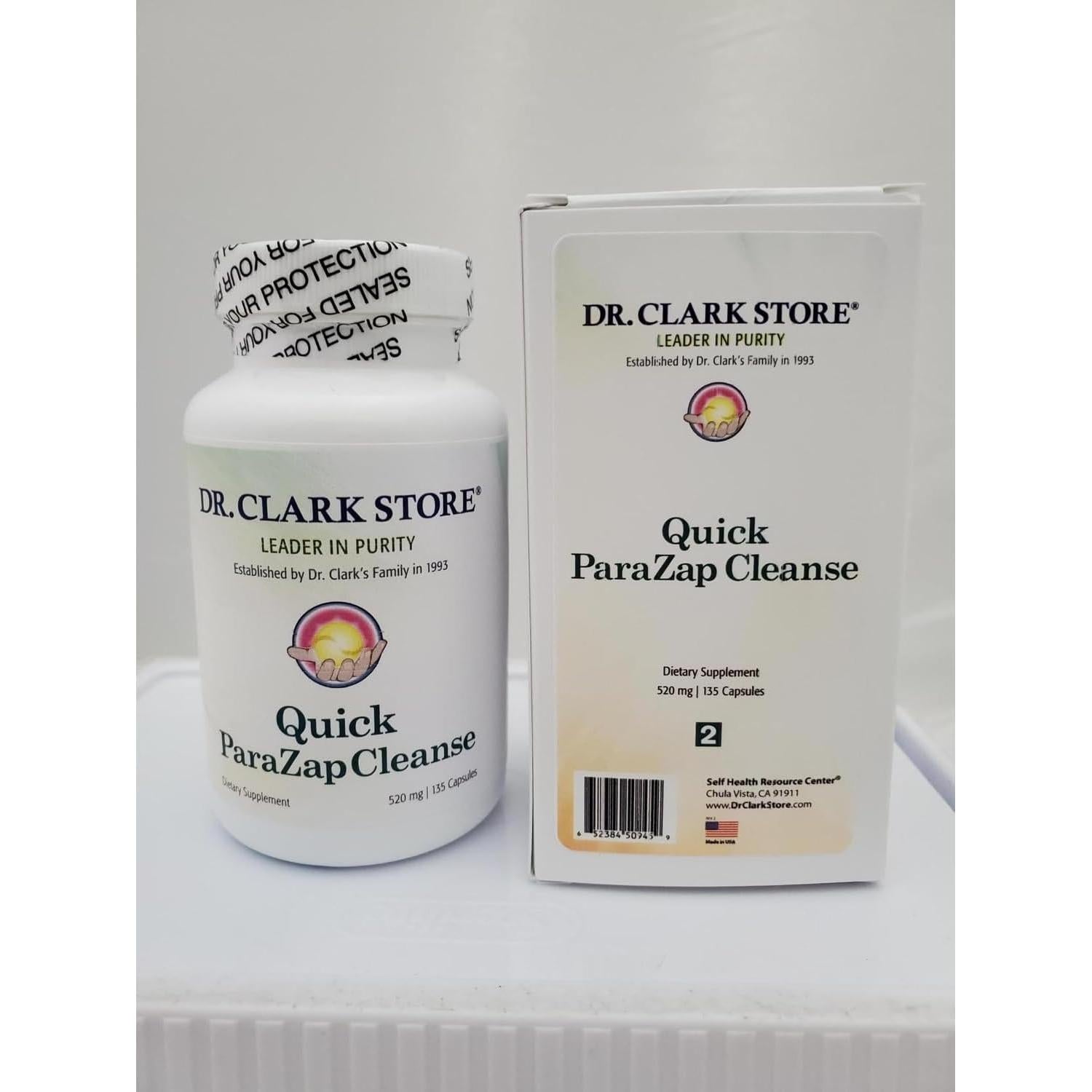 Suplemento Digestivo Dr Clark Store Para-Zap 520mg 135 Cápsulas