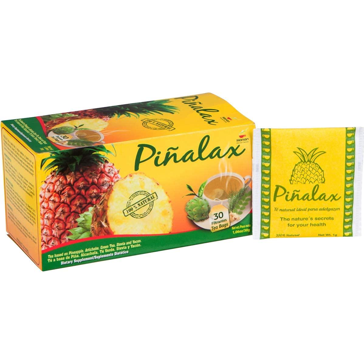 Té Detox Pinalax 90 Bolsitas - Piña, Alcachofa, Té Verde