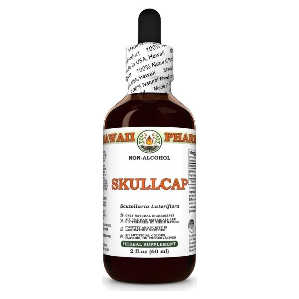 Extracto de Skullcap Hawaii Pharm 60 ml Natural Vegano
