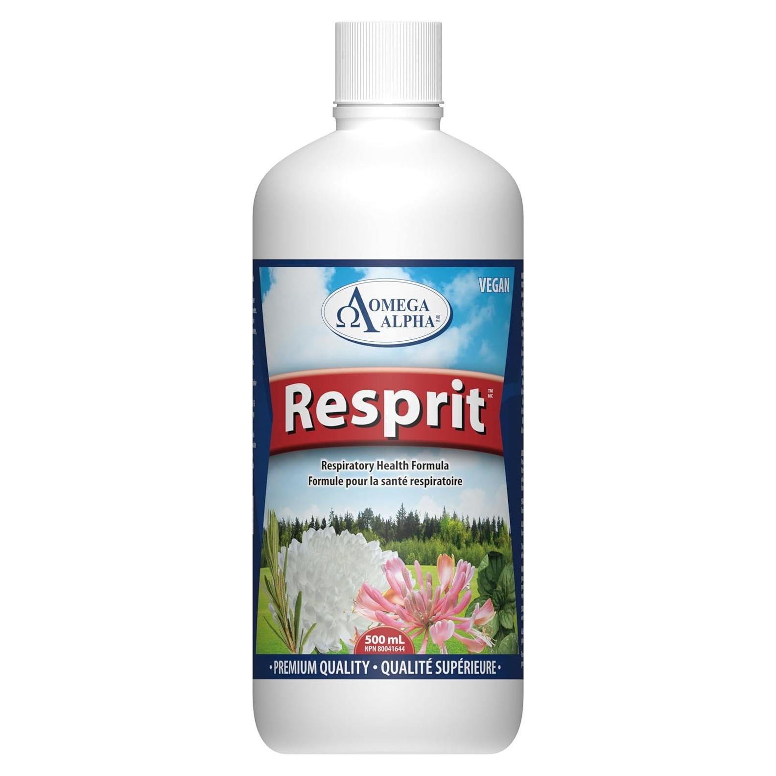Omega Alpha Resprit 500ml - Suplemento Natural Respiratorio