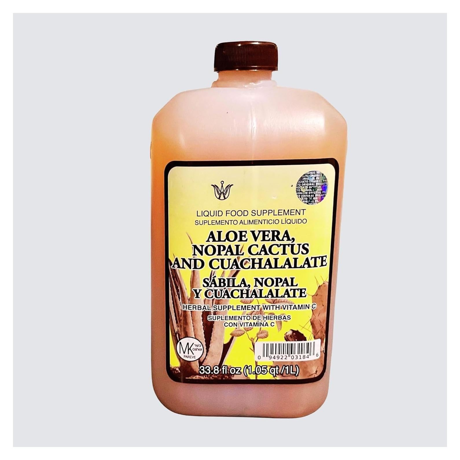 Suplemento Herbal Madre-Tierra Sábila Nopal Cuachalalate 1L