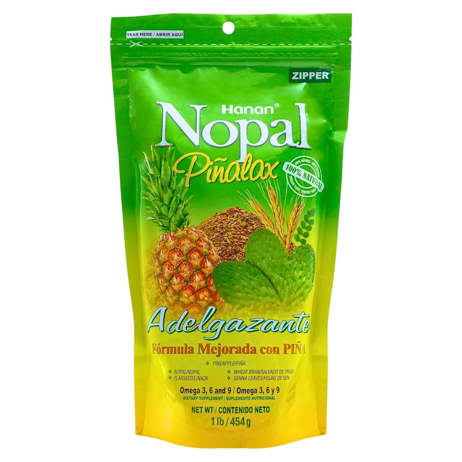 Nopal Pinalax 100% Natural Mezcla Alta en Fibra 454g