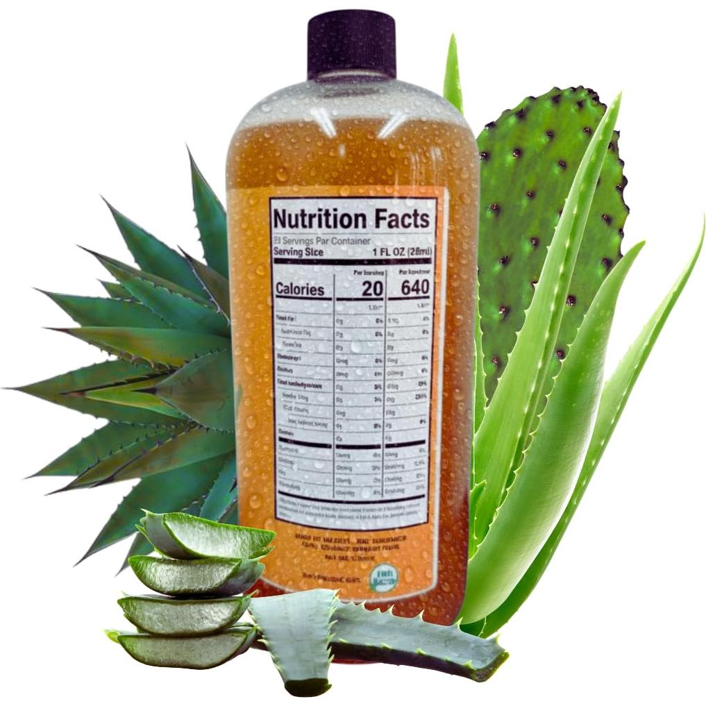 Jugo de Maguey Viral con Aloe Vera y Nopal 946 ml - Natural