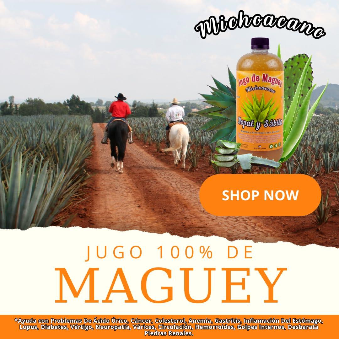 Jugo de Maguey Viral con Aloe Vera y Nopal 946 ml - Natural