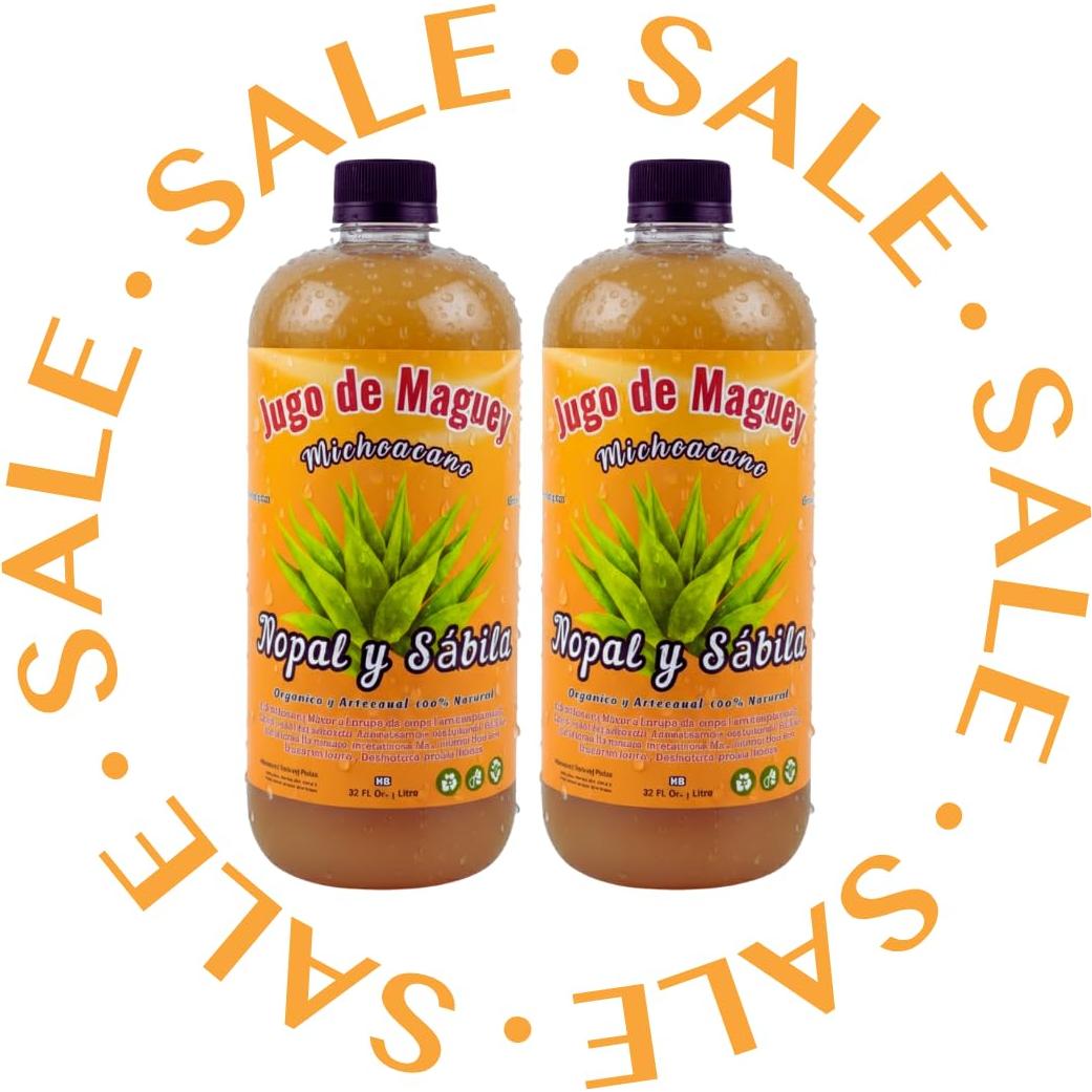 Jugo de Maguey Viral con Aloe Vera y Nopal 946 ml - Natural
