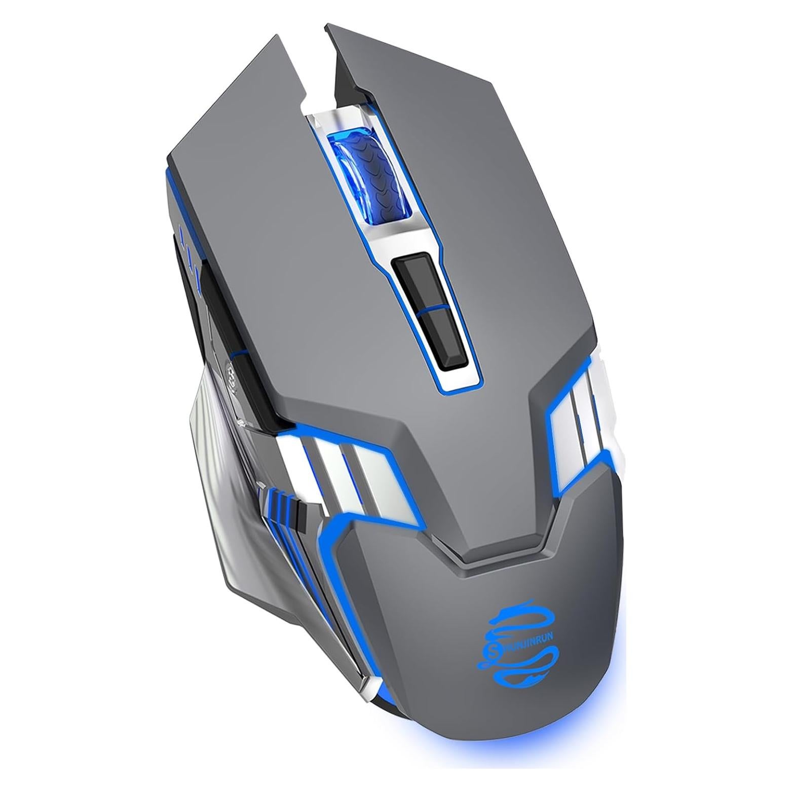 Ratón Inalámbrico Bluetooth SHUNJINRUN SJR343 Ergonómico RGB