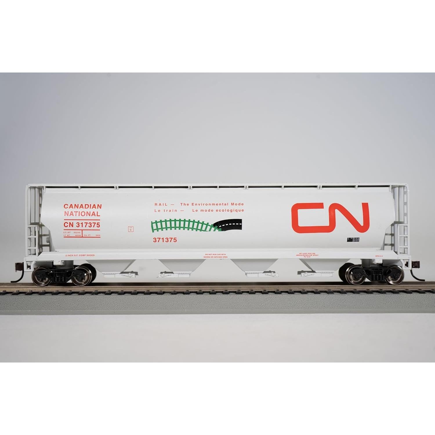 Vagón de Carga Bachmann HO 4 Compartimentos Gris