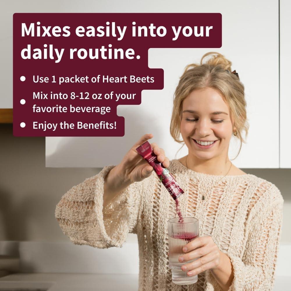 Stick de Corazón Snap Supplements - Bebida de Remolacha Orgánica 10 Porciones