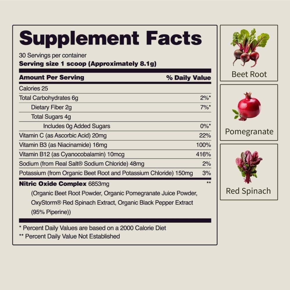 Stick de Corazón Snap Supplements - Bebida de Remolacha Orgánica 10 Porciones