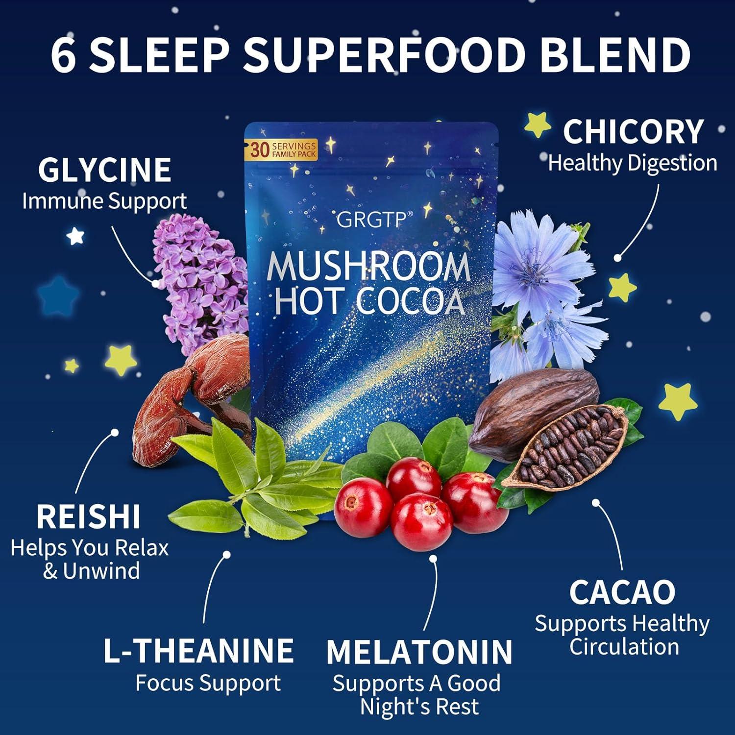 Cacao Caliente Adaptogénico Reishi GRGTP 30 Porciones 330g