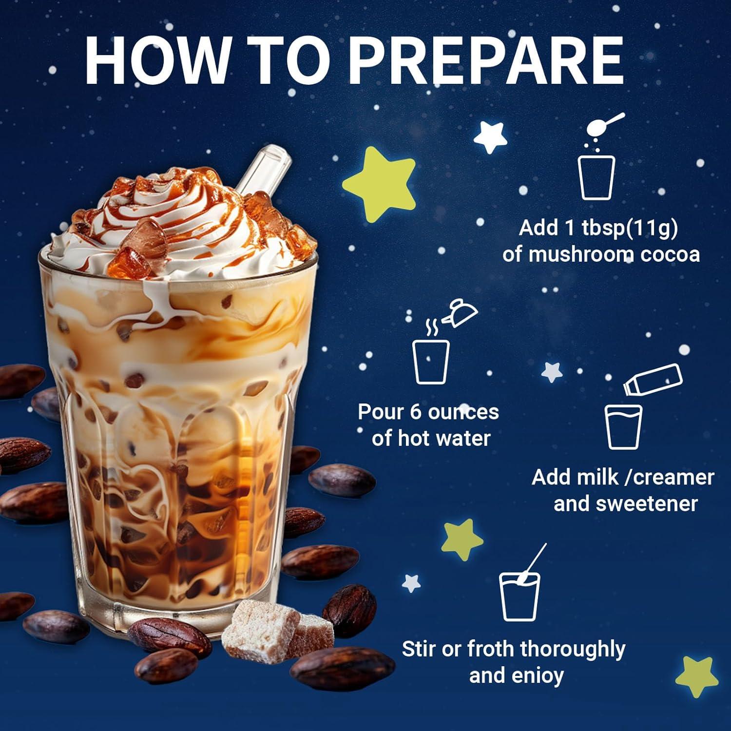 Cacao Caliente Adaptogénico Reishi GRGTP 30 Porciones 330g