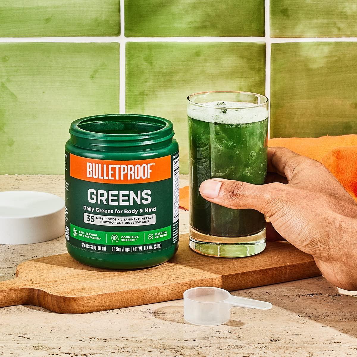Polvo de Verduras Bulletproof Greens 250g - Superalimentos