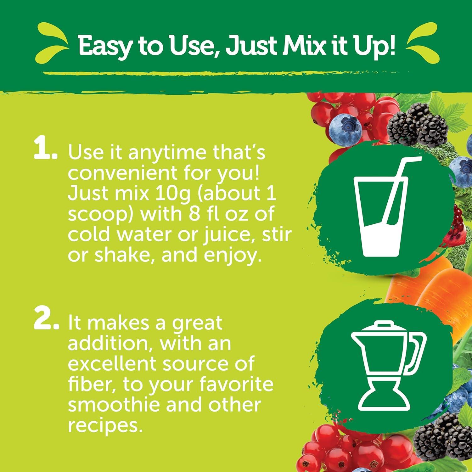 Polvo de Verduras Orgánicas Delicias Saludables 30 Porciones