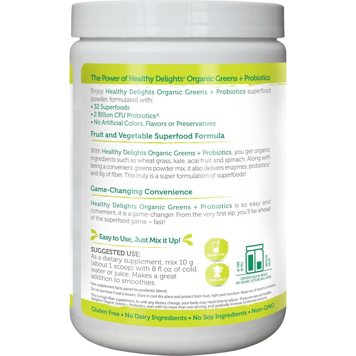 Polvo de Verduras Orgánicas Delicias Saludables 30 Porciones