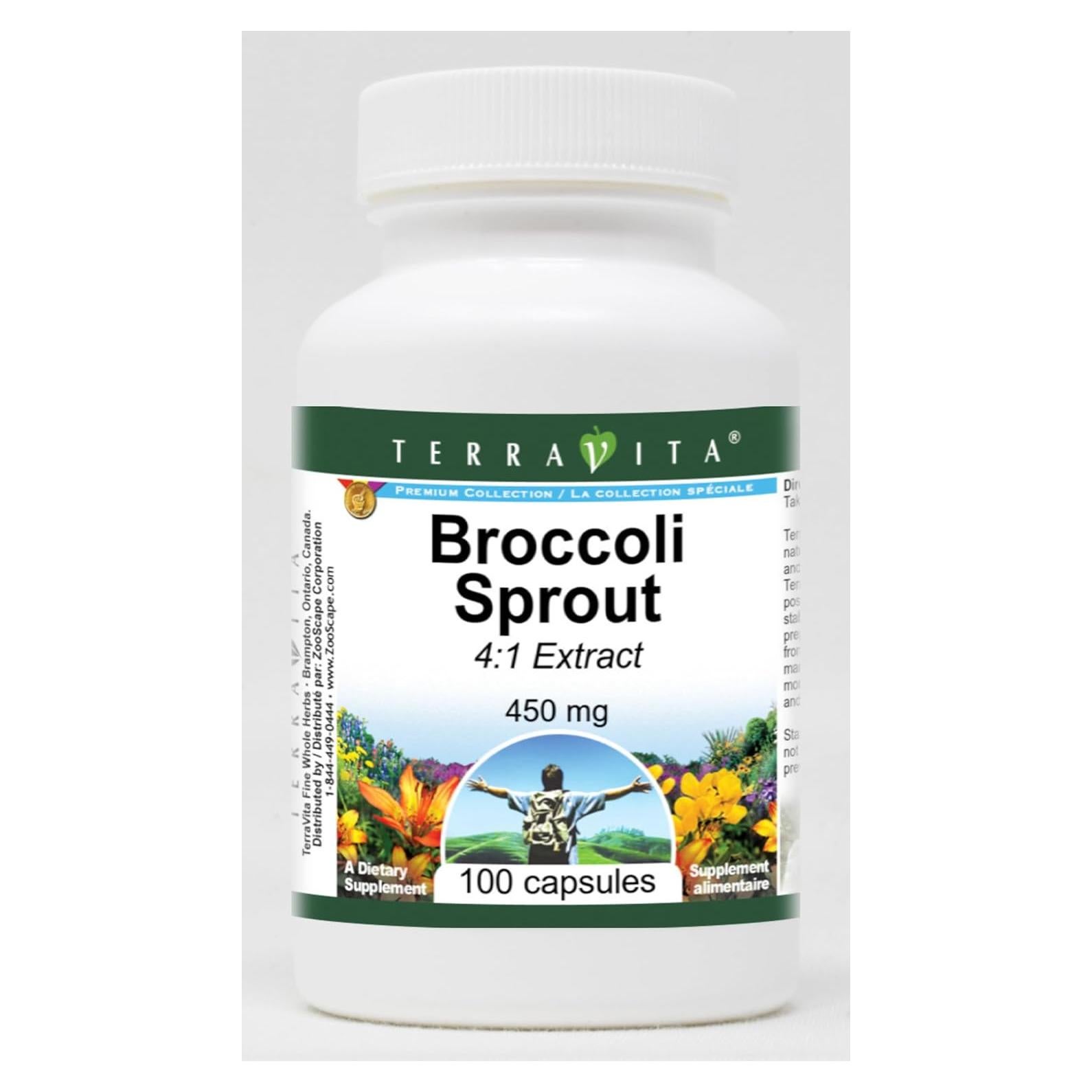 Brote de Brócoli 4:1 TerraVita 450 mg 100 Cápsulas