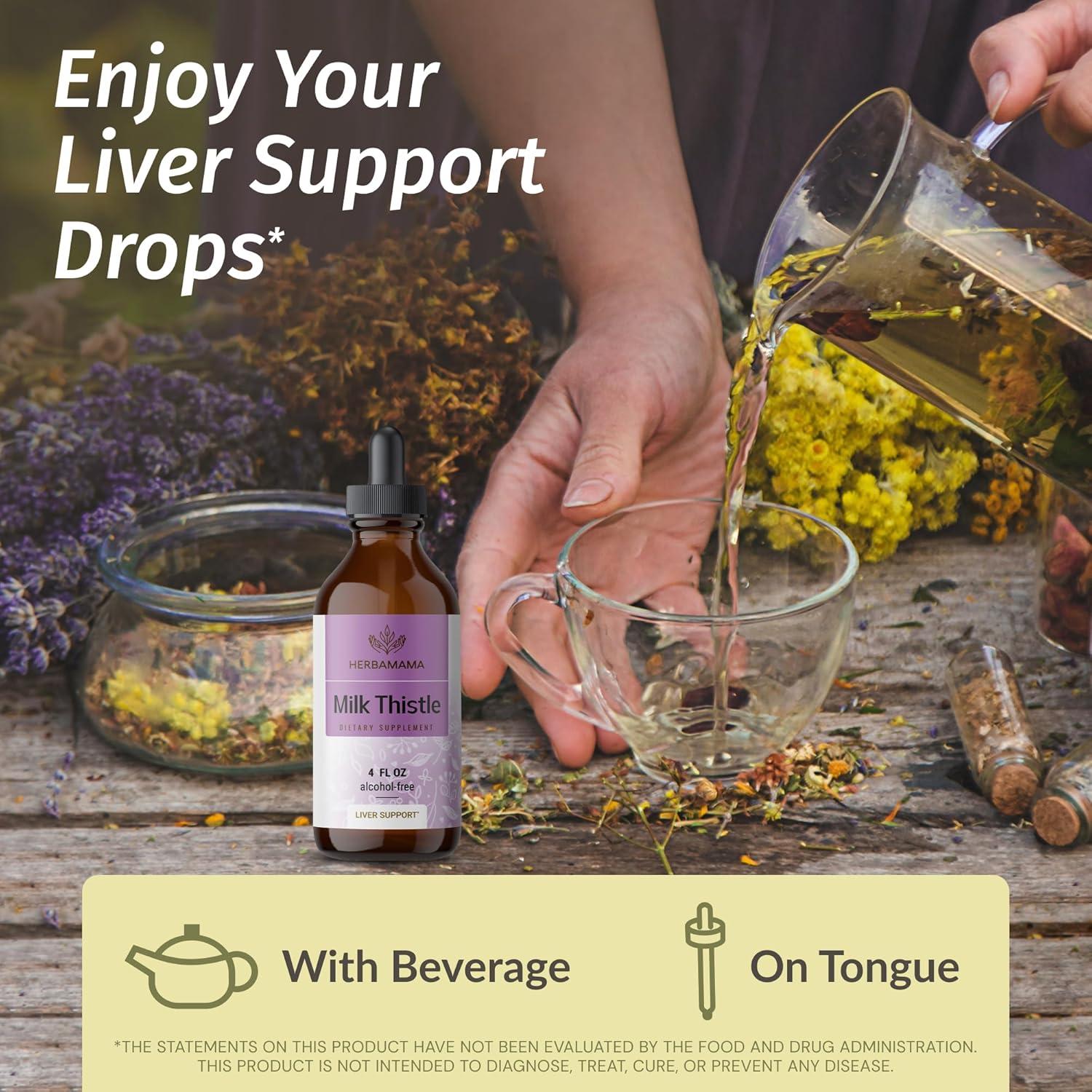 Kit de Cápsulas de Brotes de Brócoli y Extracto de Cardo Herbamama - 1000 mg + 118 ml