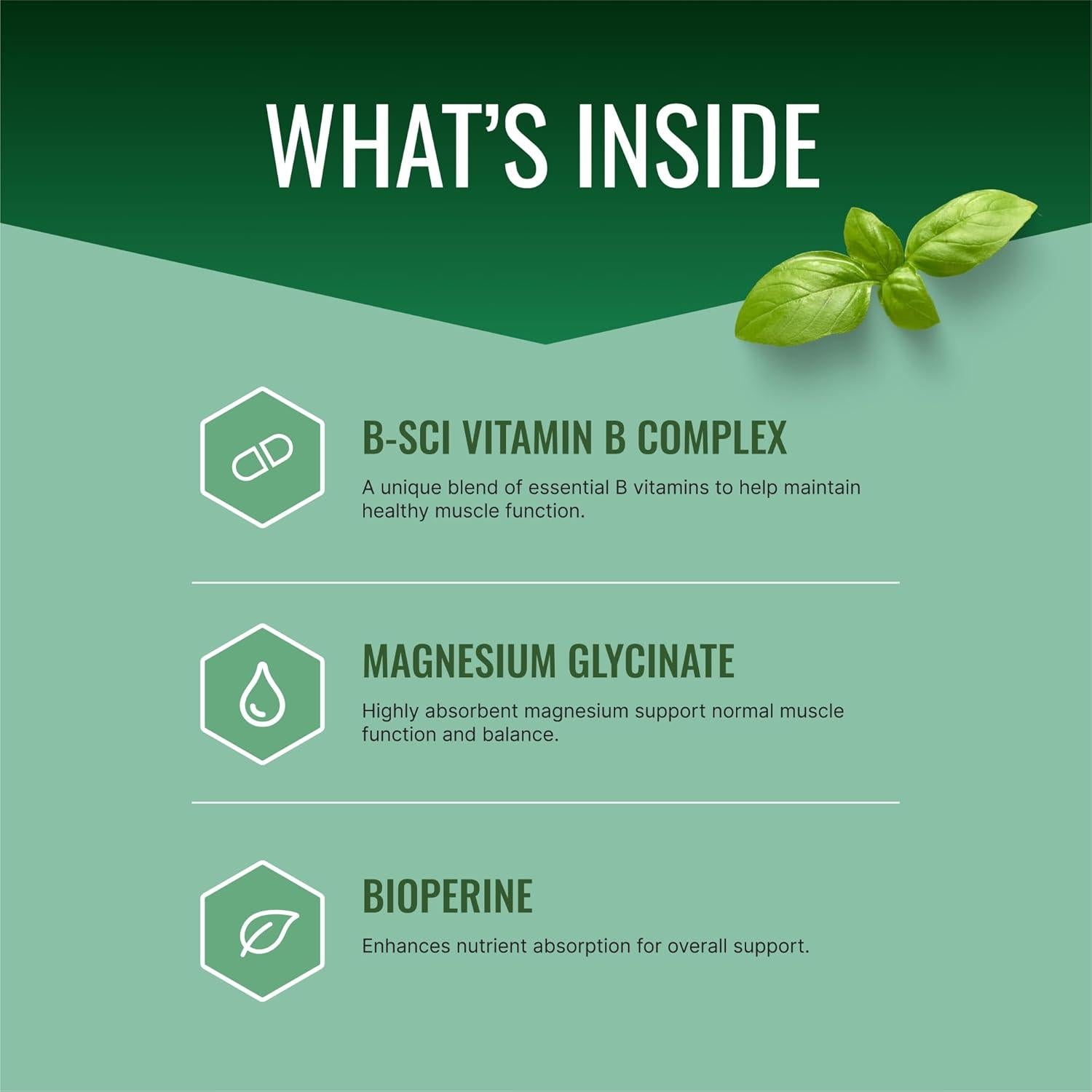 Cramprin Approved Science - Magnesio Alta Absorción 60 Cápsulas Veganas