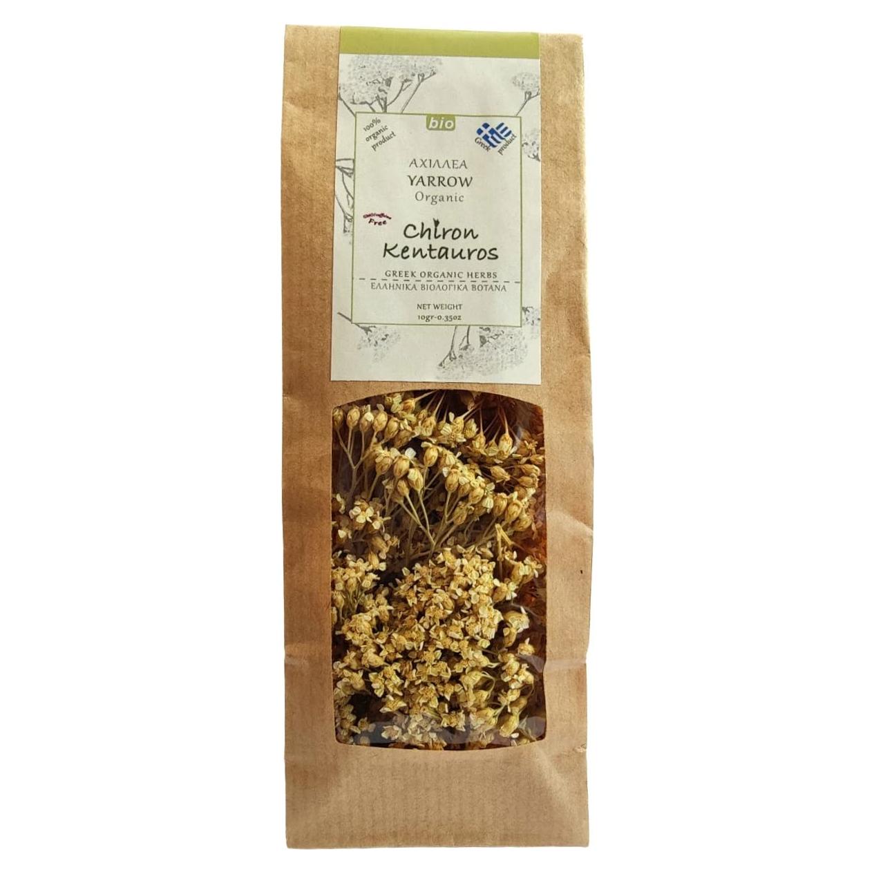 Hierba Bio Orgánica Yarrow 10g - Achillea del Monte Pelión