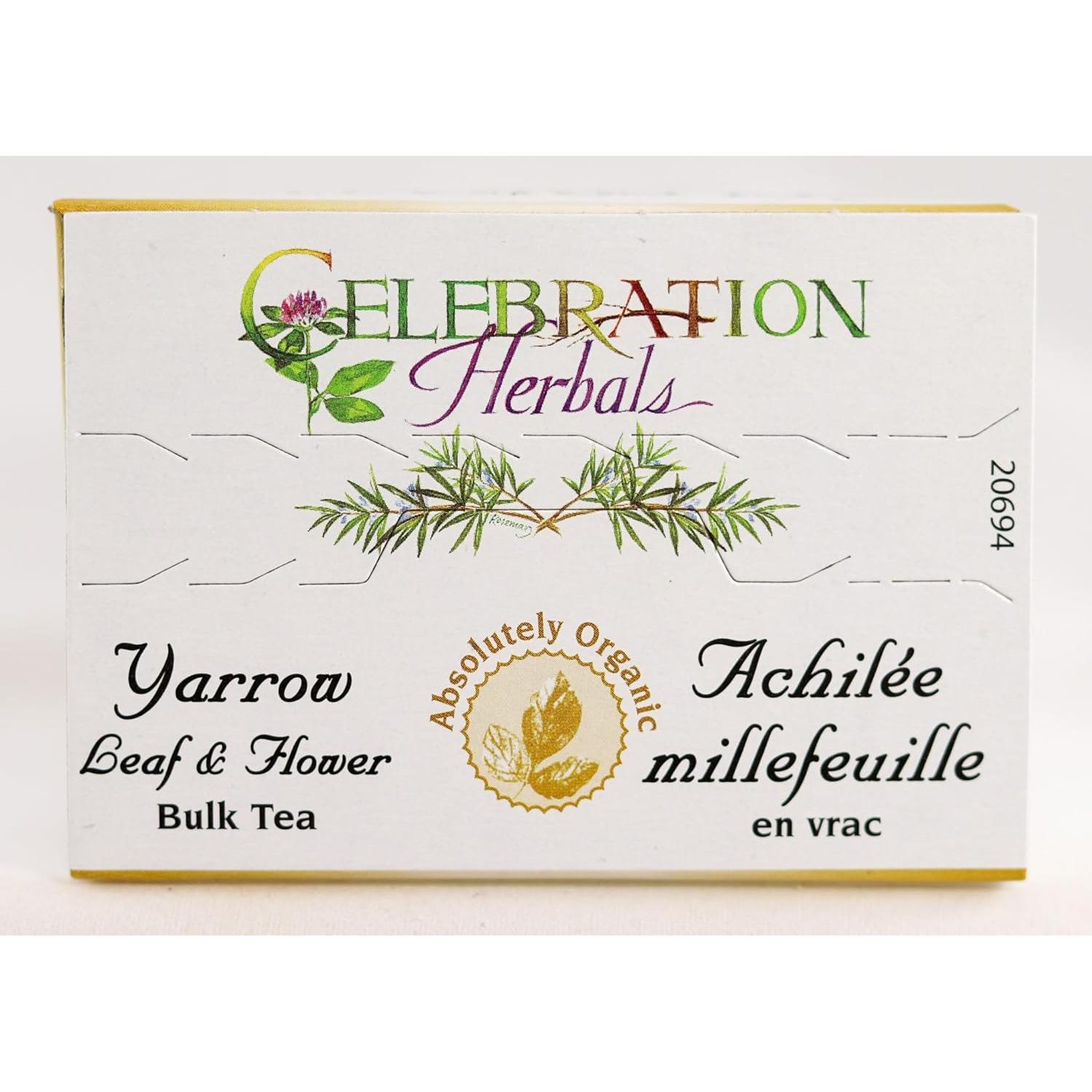 Té Herbal Suelto Orgánico Celebración Herbals Yarrow 40 g