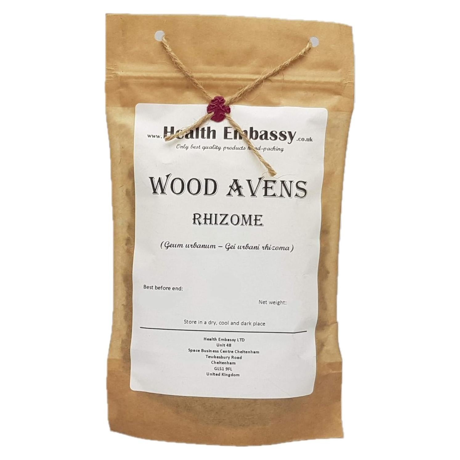 Té Herbal Rizoma de Avens de Madera Health Embassy 100g