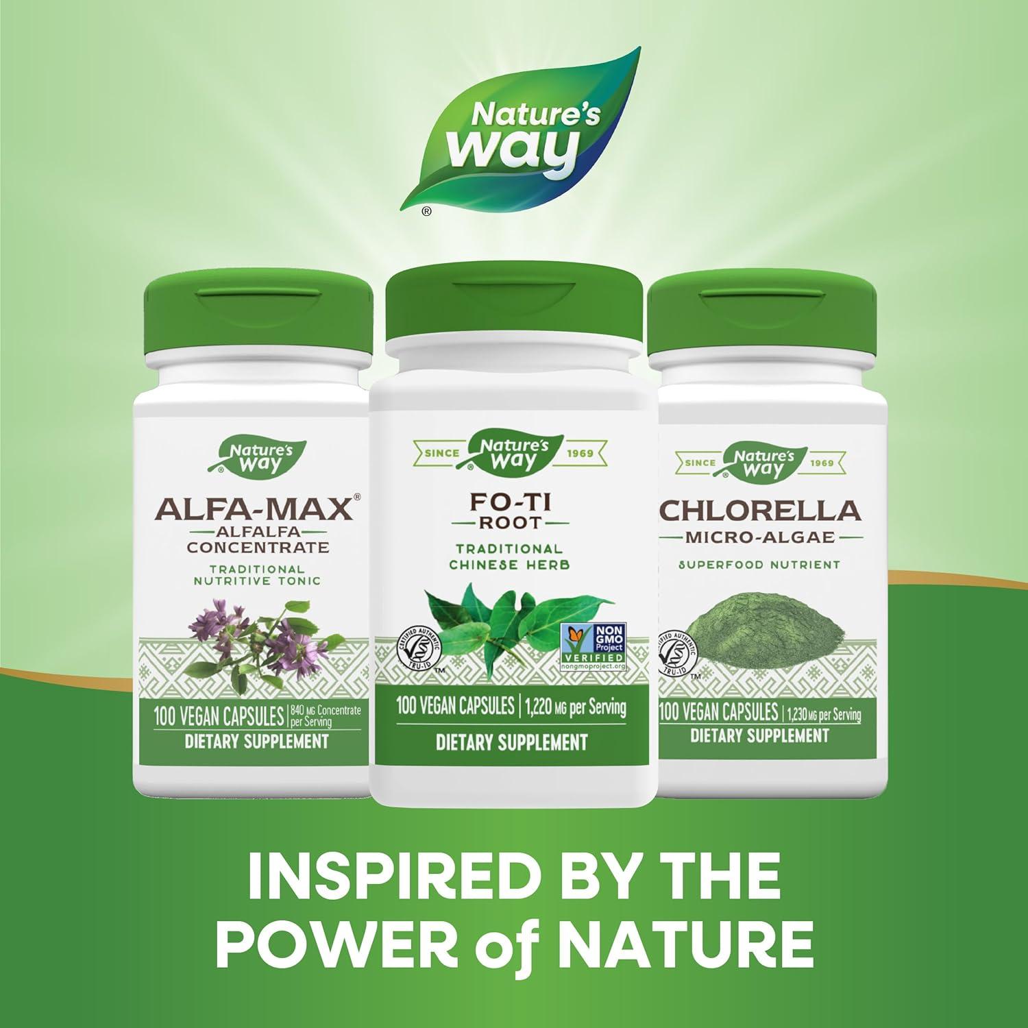 Raíz de Fo-Ti Nature's Way 1220 mg 100 cápsulas veganas