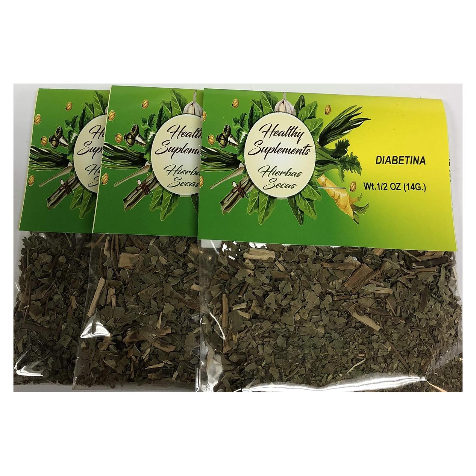 Diabetina Hierba Tea 100% Natural 14g Regulador Azúcar
