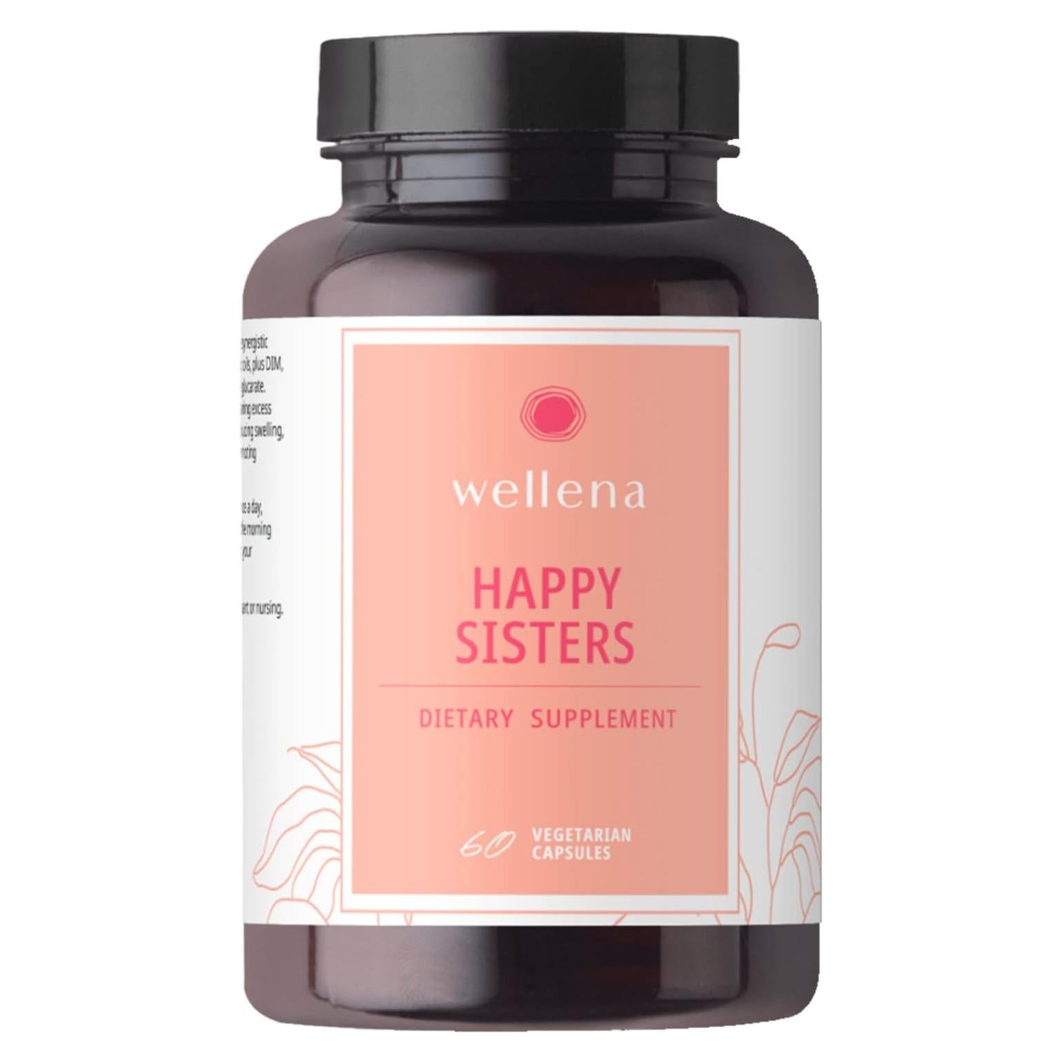 Suplemento Wellena Happy Sisters | 60 Cápsulas Vegetarianas