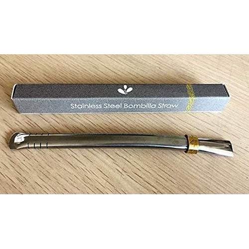 Bombilla de Mate Novomates Easy Clean - Acero Inoxidable 16cm