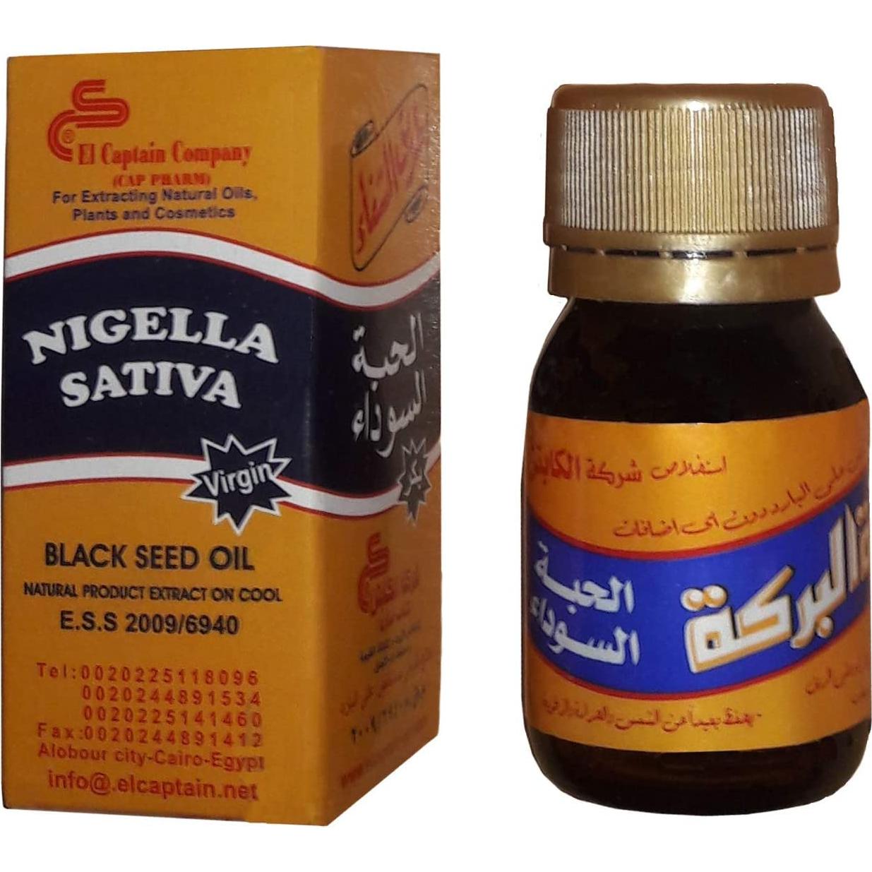 Aceite de Semilla Negra Virgen El Captain 3 Botellas 250 ml