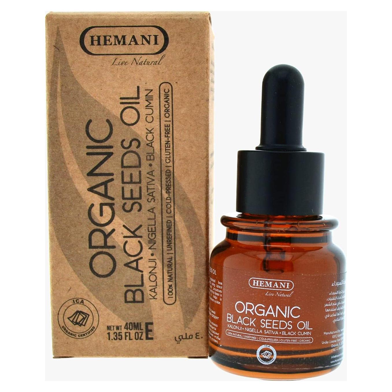 Aceite de Semilla Negra Hemani 35ml - Nigella Sativa Prensado en Frío