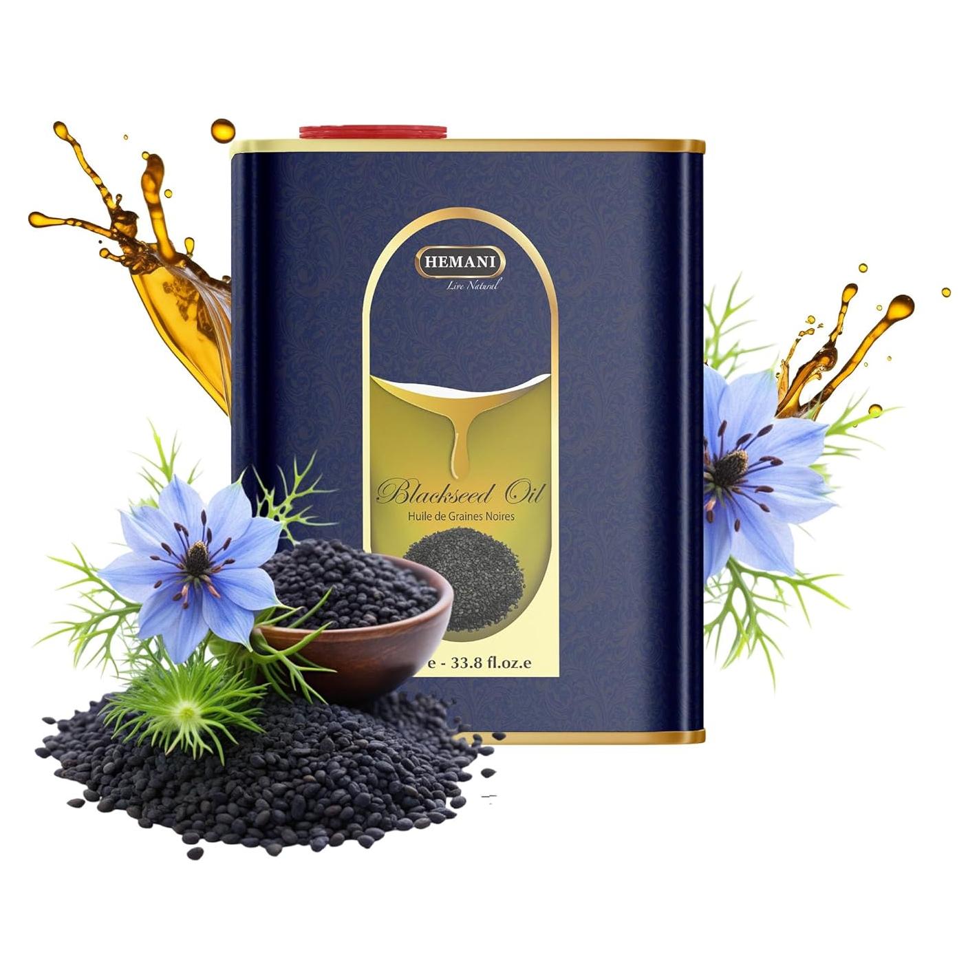 Aceite de Semilla Negra Hemani 1000ml - Comino Negro Puro