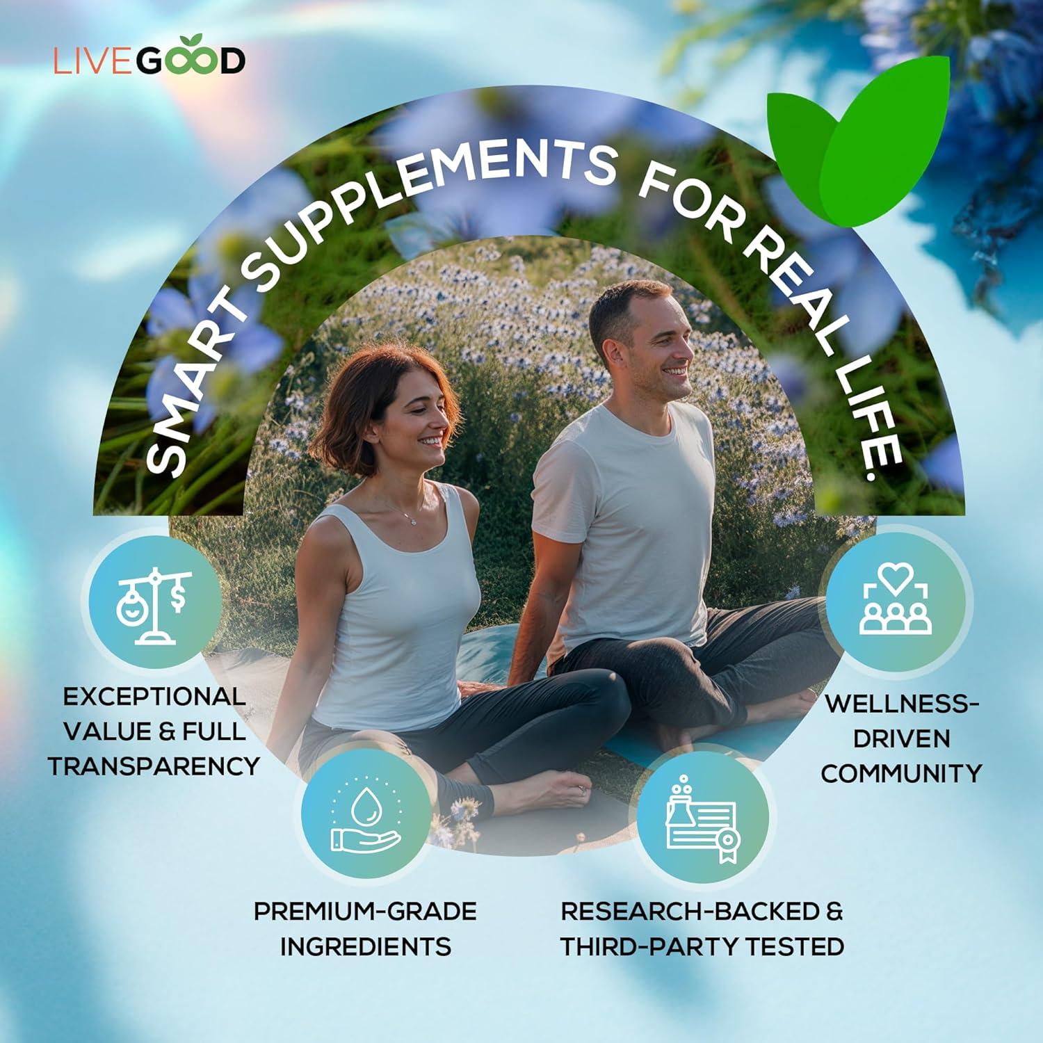 Cápsulas de Aceite de Semilla Negra LIVEGOOD 60 Unidades