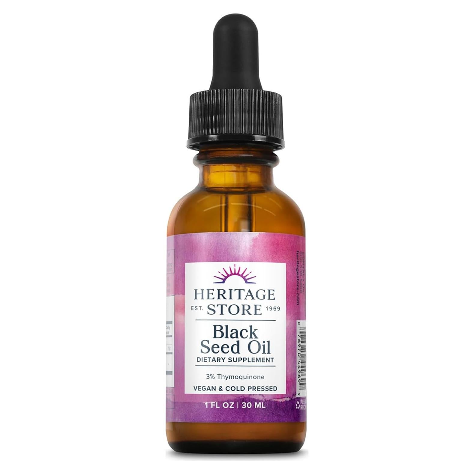 Aceite de Semilla Negra Heritage Store 29.57 ml - 3% Timoquinona