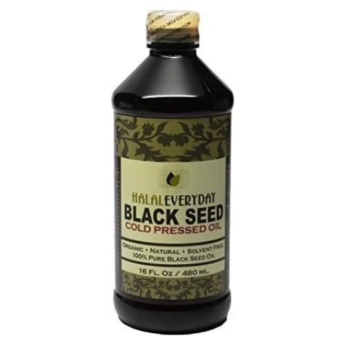 Aceite de Semilla Negra Puro HalalEveryDay 473ml Prensado en Frío
