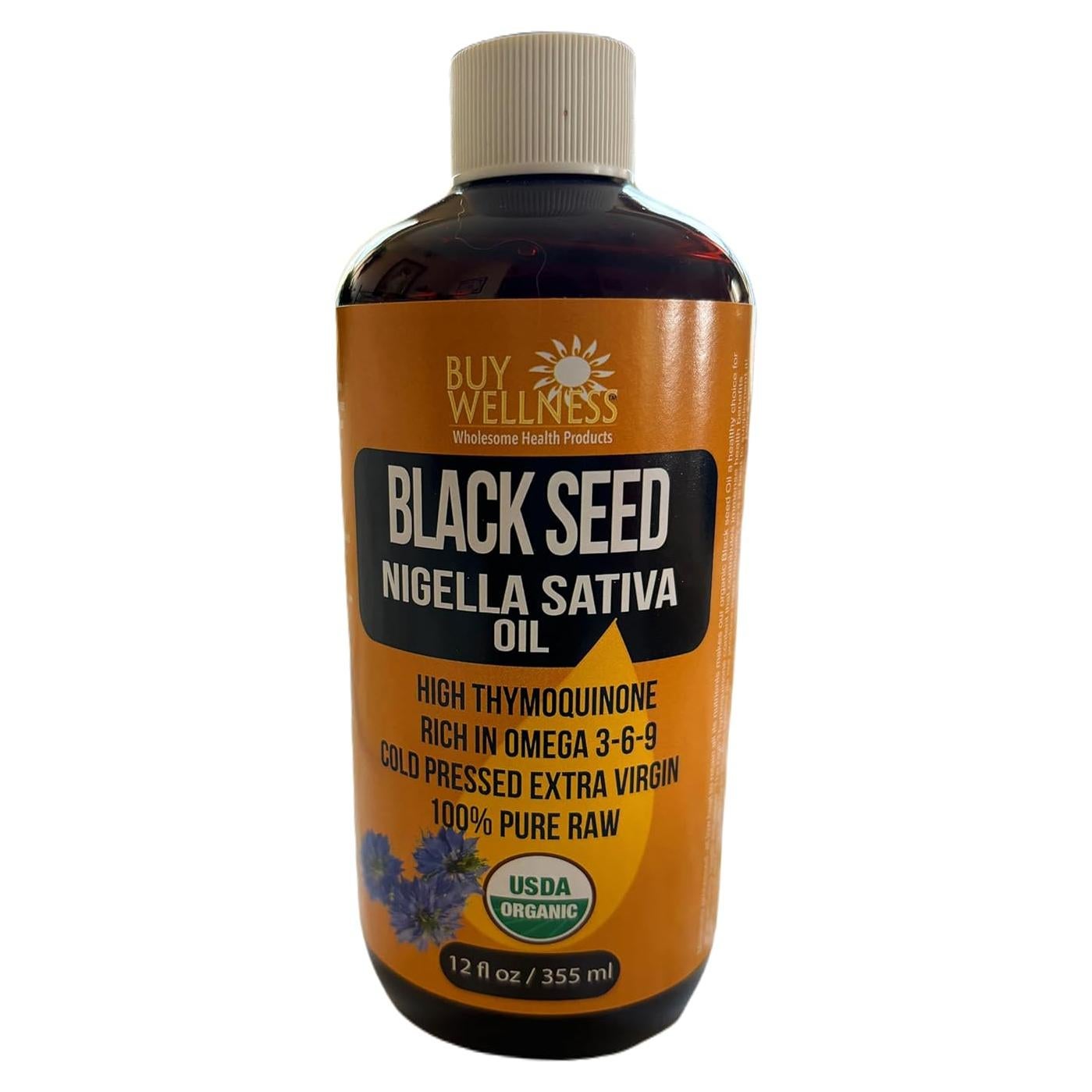 Aceite de Semilla Negra Orgánico 12 oz Comprar Bienestar - Rico en Omega